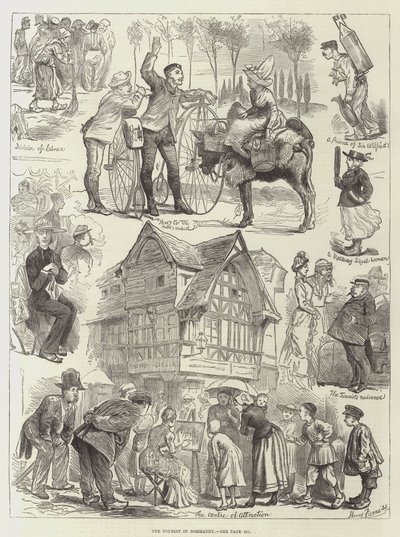 De toerist in Normandië door Harry Furniss